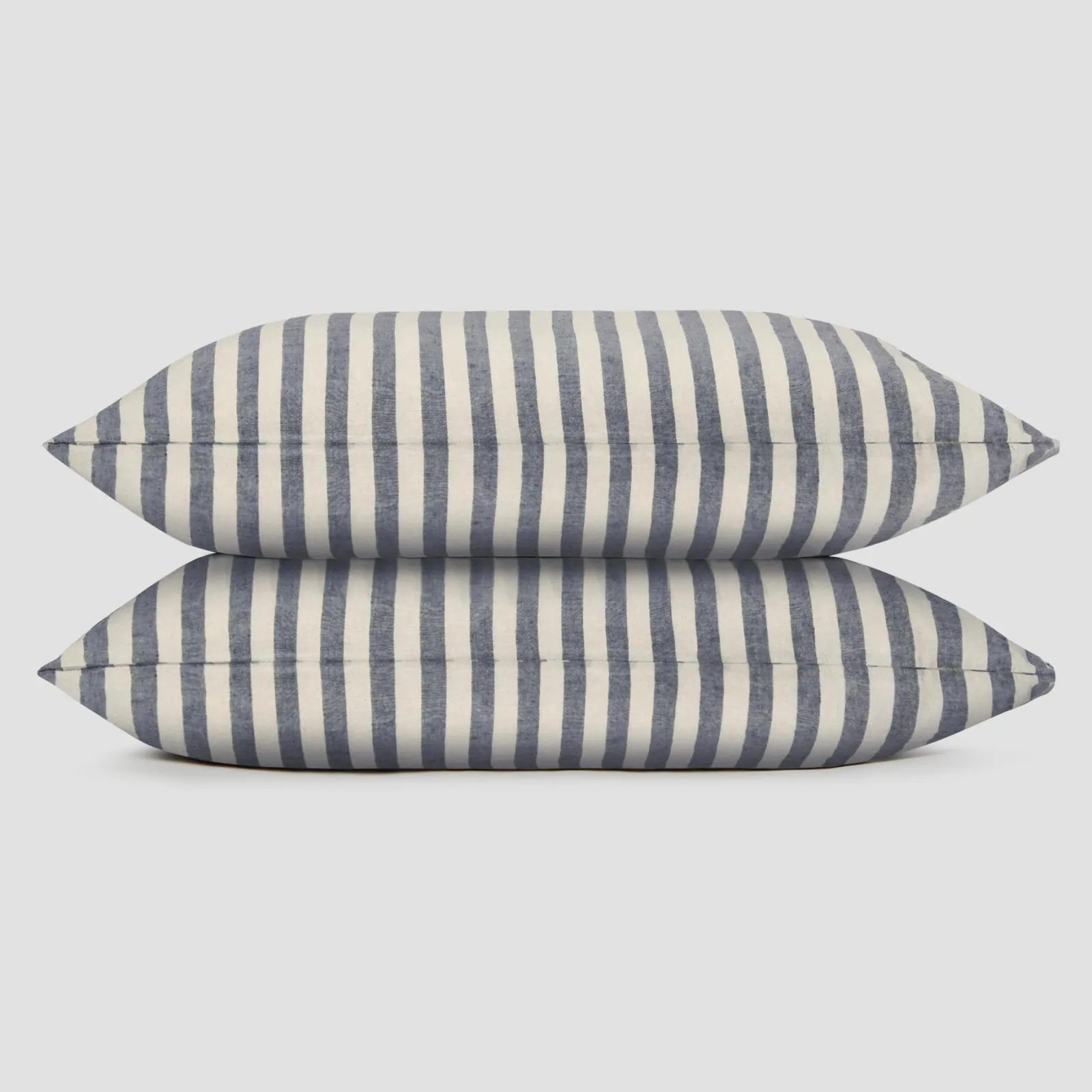 Piglet in Bed Linen Blend Pillowcase (Pair) Atlantic Pembroke Stripe Discount