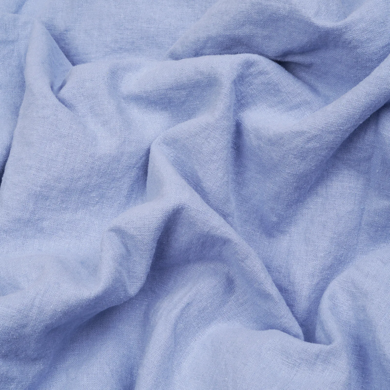 Piglet in Bed Linen Blend Fitted Sheet Celeste Blue Hot