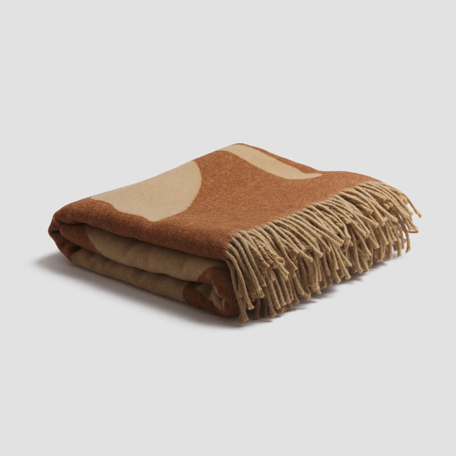 Piglet in Bed Botanical Wool Blanket Cinnamon Shop