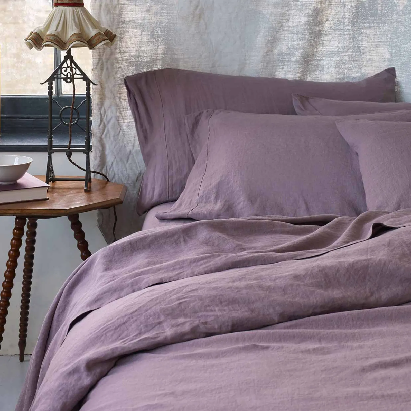 Piglet in Bed 100% Linen Duvet Cover Elderberry Online