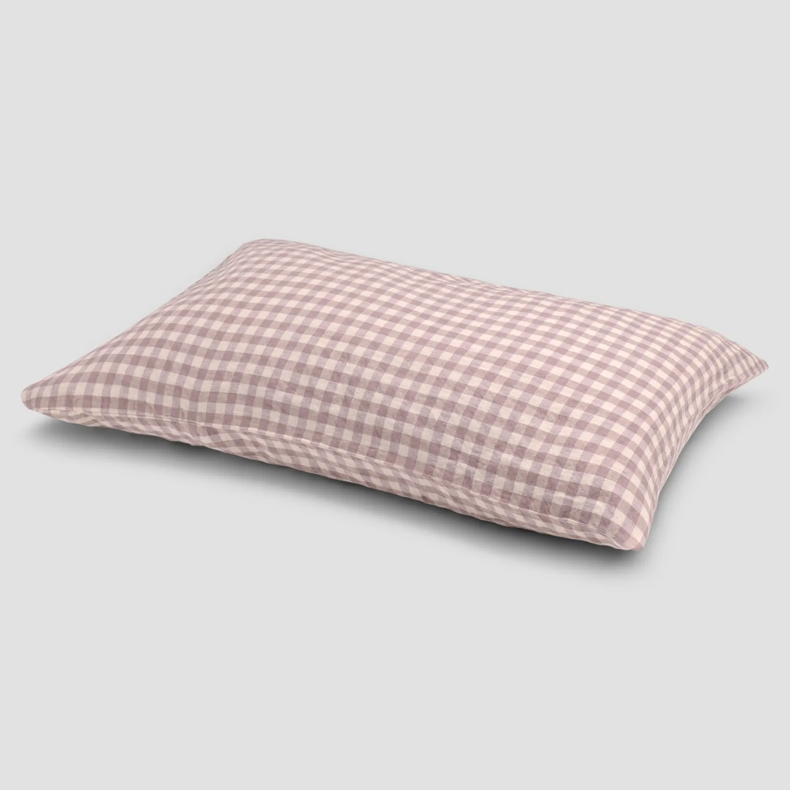 Piglet in Bed Gingham 100% Linen Pillowcases (Pair) Elderberry Store