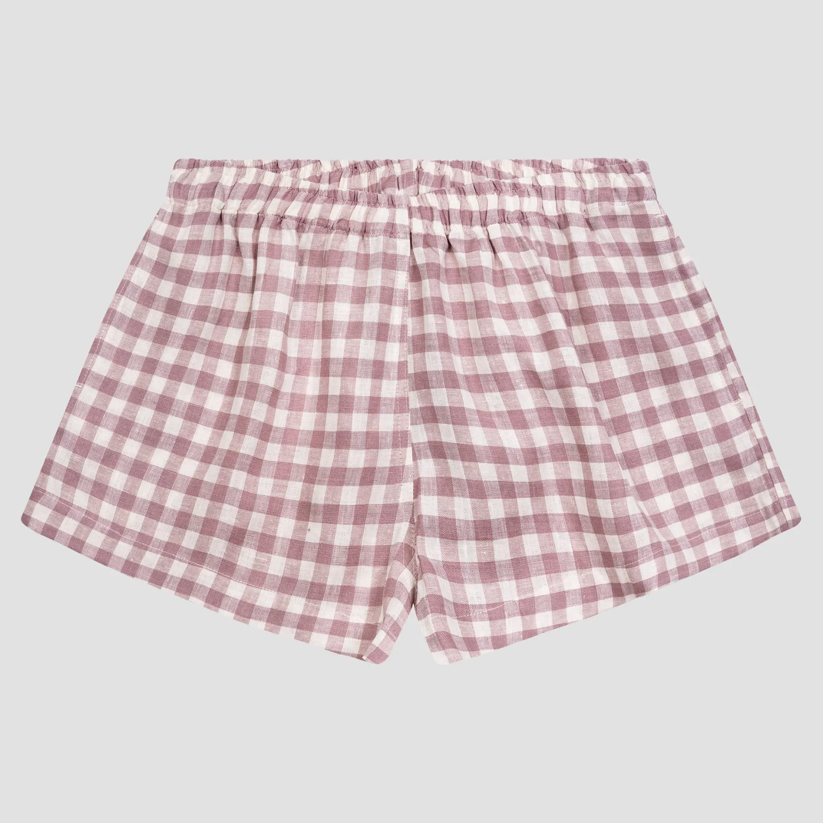 Piglet in Bed Linen Women's Pajama Shorts Elderberry Gingham Online