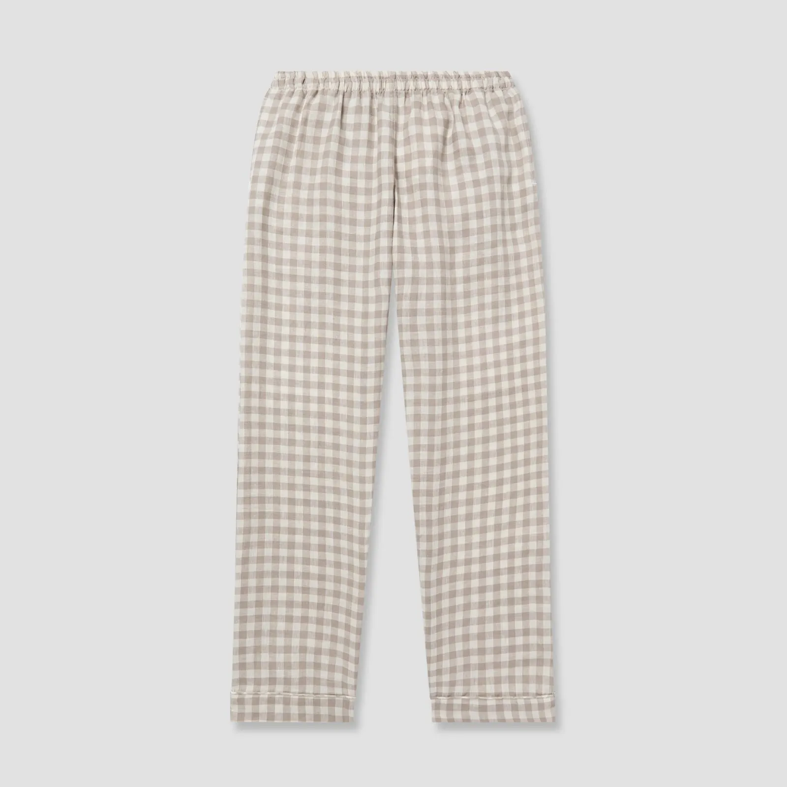 Piglet in Bed Pajama pants Mushroom Gingham Shop