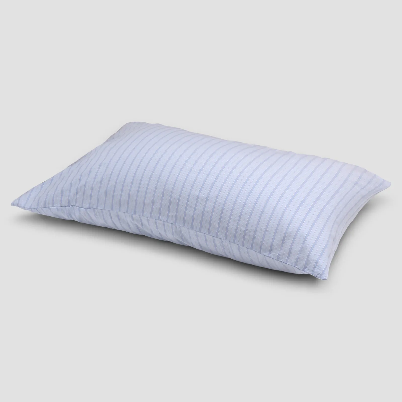 Piglet in Bed Pale Blue Favorite Shirt Stripe Cotton Pillowcases (Pair) Pale Blue Stripe Online