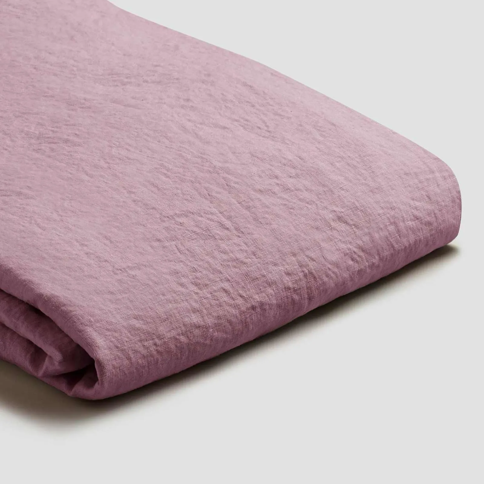 Piglet in Bed Raspberry 100% Linen Flat Sheet Cheap