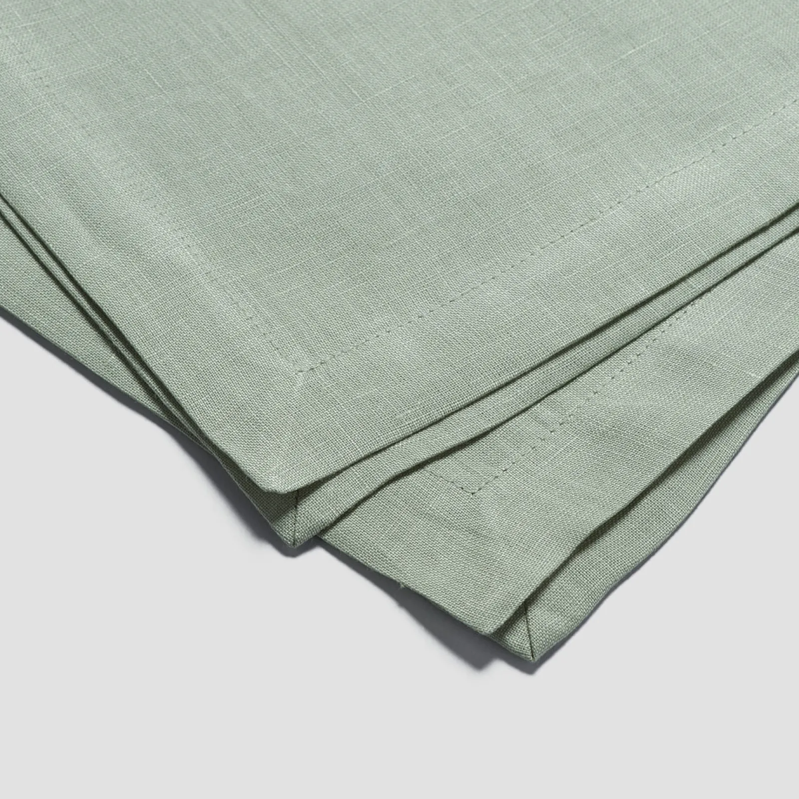 Piglet in Bed 100% Linen Tablecloth Sage Green New