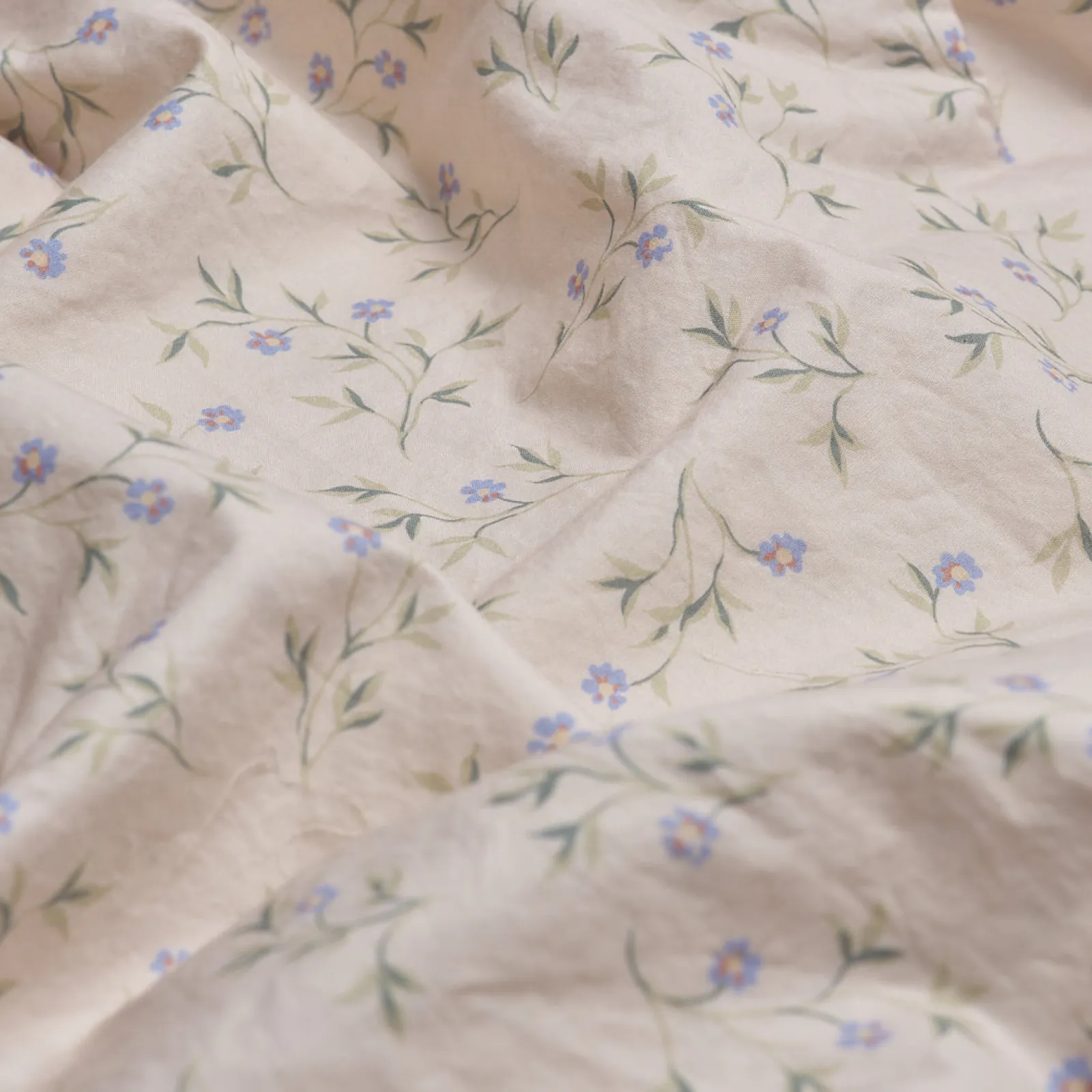 Piglet in Bed Cotton Fitted Sheet Spring Sprig Online