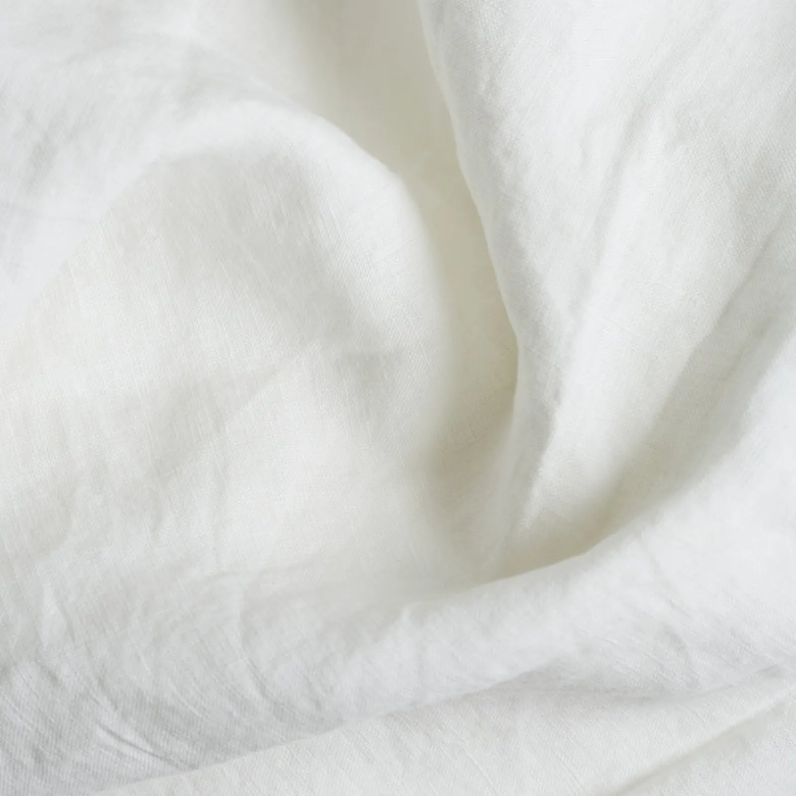 Piglet in Bed 100% Linen Fitted Sheet White Flash Sale